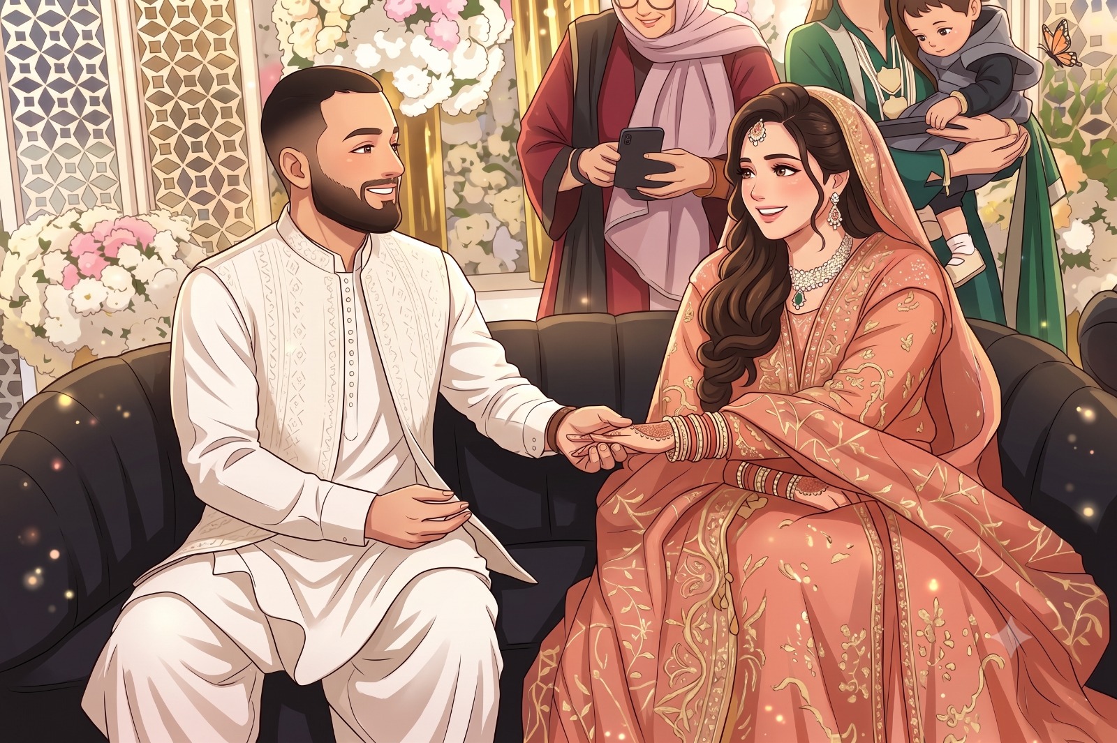 Agha Jamal Asad and Tehmina Tahir